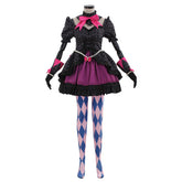 Halloweez Cosplay Game Costume Women's Sexy Black Officer Dress Suit for Overwatch Enthusiasts - Halloweez